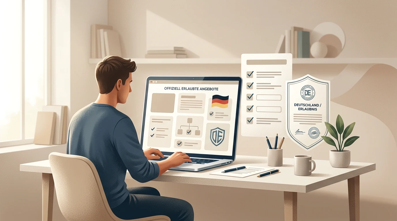 Ruhige Prüfung eines Online-Glücksspielangebots anhand offizieller Unterlagen